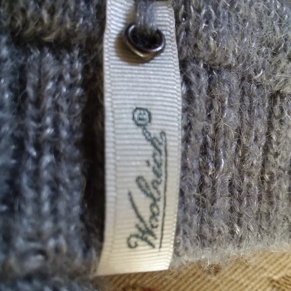 Ladies Woolrich Gray Owl Sweater Large - Picture 5 of 8